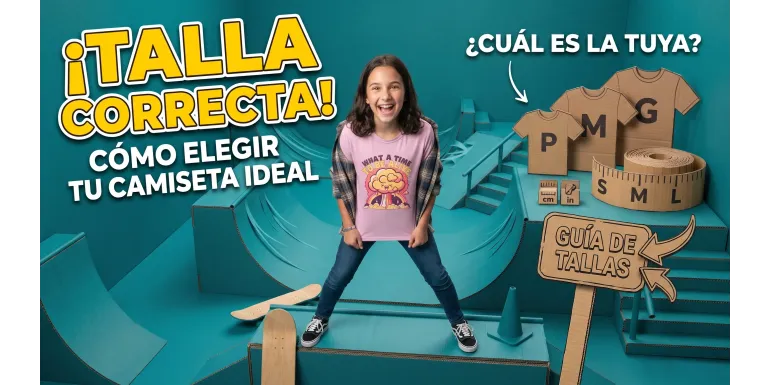 Guía de tallas para playeras: el truco para que te queden de lujo