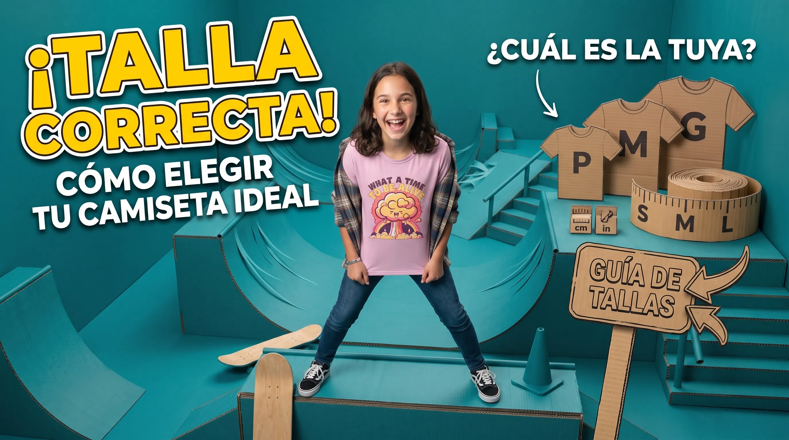 ¡Talla Correcta! Cómo elegir tu camiseta ideal