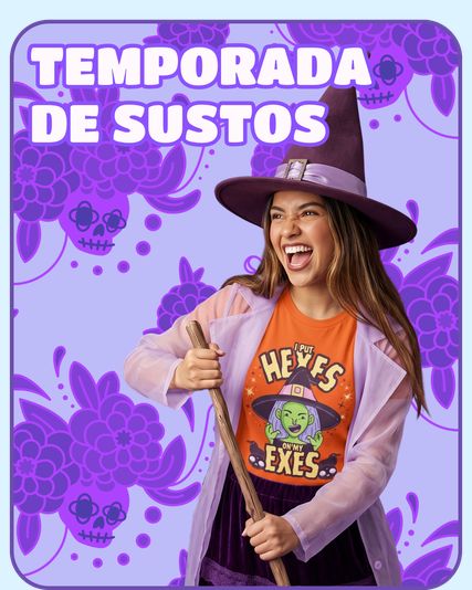 Temporada de sustos – Playera de Halloween I Put Hexes on my Exes