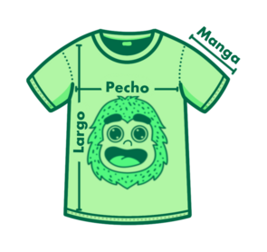 Tallas Playera Hombre